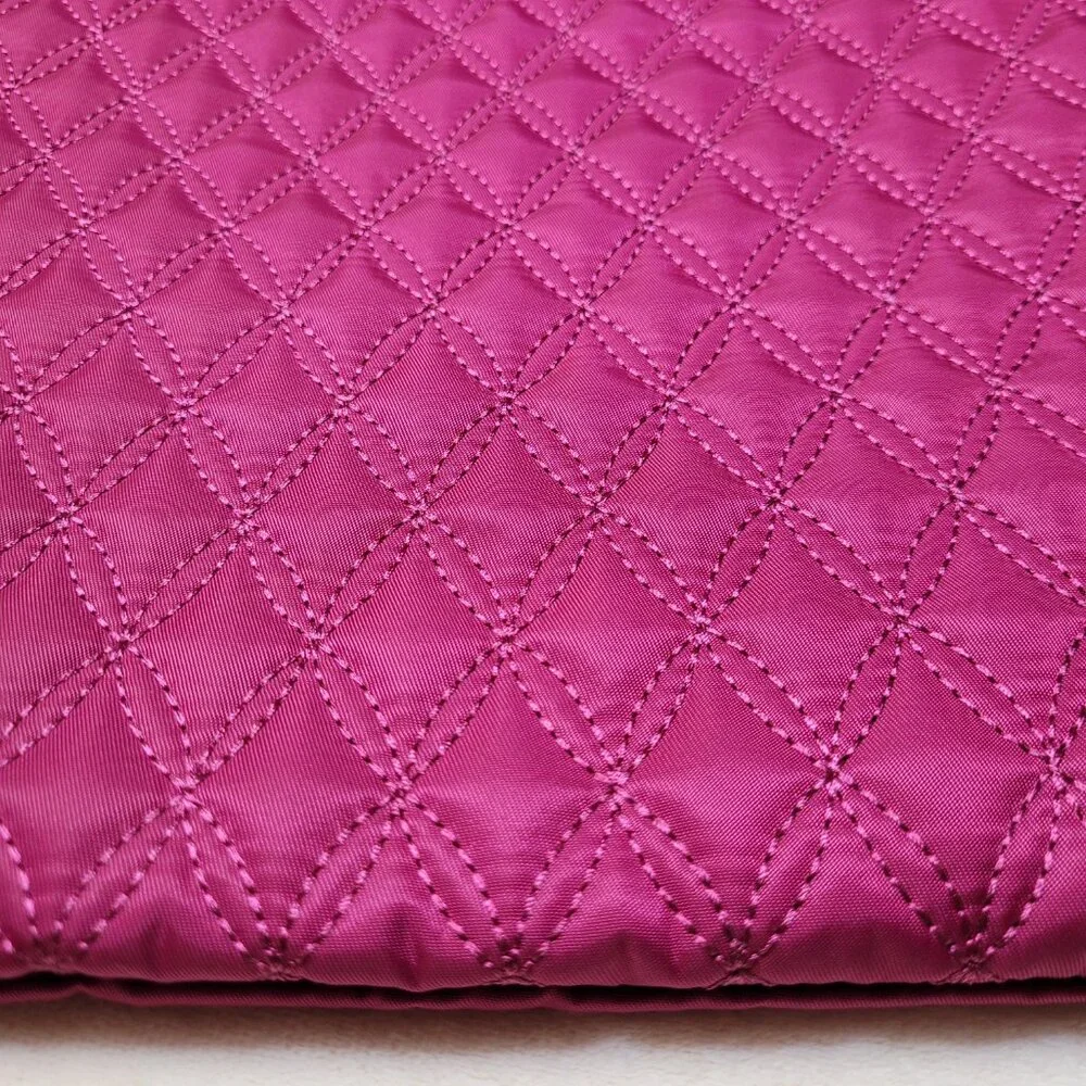 Fabletics - Raspberry, Quilted, Drawstring Backpack/Cinch Sack/Gym Bag EUC - Picture 3 of 10